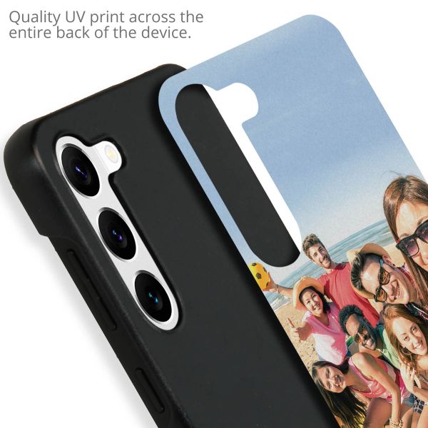 Gestalte deine eigene Hardcase Hülle Samsung Galaxy S23 Plus - Schwarz