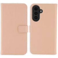 Selencia Echtleder Klapphülle Samsung Galaxy A57 (5G) - Hellrosa