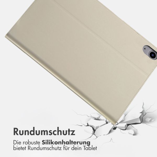 Accezz Classic Klapphülle Apple iPad 11 (2025) 11 Zoll A16 / iPad 10 (2022) 10.9 Zoll - Greige