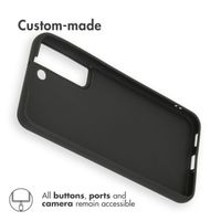 Accezz Color TPU Hülle Samsung Galaxy S22 - Schwarz