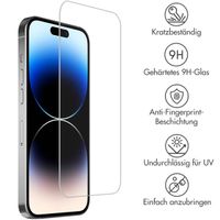 Accezz Displayschutz 2er-pack aus gehärtetem Glas Apple iPhone 15 / 15 Pro / 16