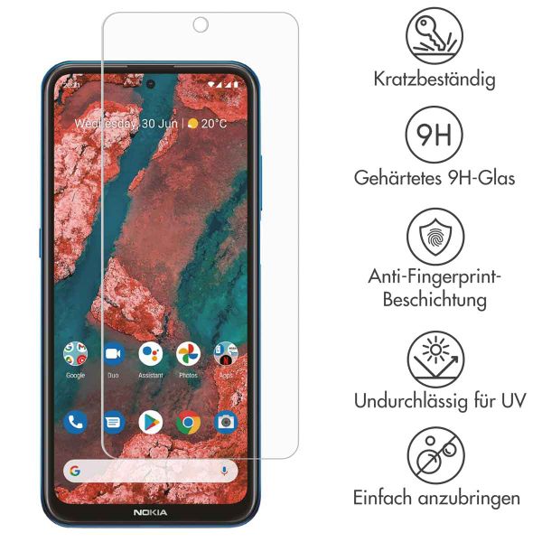 Accezz Screen Protector aus gehärtetem Glas Nokia X10 / X20