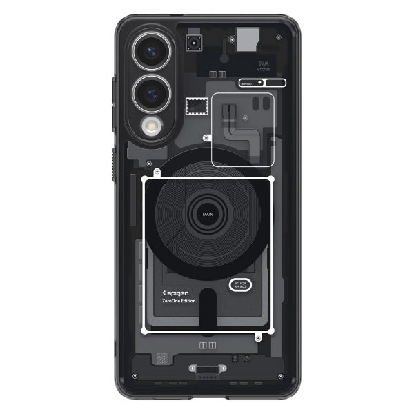 Spigen Ultra Hybrid Zero One MagFit case Samsung Galaxy S25 Edge - Schwarz