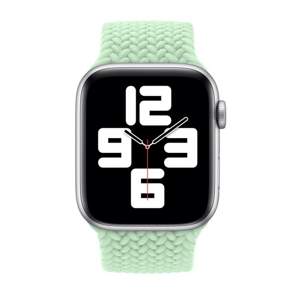 Apple Geflochtenes Solo Loop für  Apple Watch | 38/40/41/42 mm - Größe 7 - Pistachio