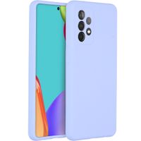 Accezz Liquid Silikoncase Samsung Galaxy A52(s) (5G/4G) - Violett