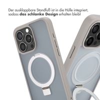 Accezz Ring Stand Backcover mit MagSafe Apple iPhone 15 Pro Max - Grau