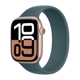 Apple Silikon Solo Loop für  Apple Watch | 44/45/46/49 mm - Größe 7 - Lake Green