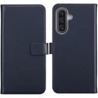 Selencia Echtleder Klapphülle Samsung Galaxy A18 (4G) / A17 (4G/5G) - Blau