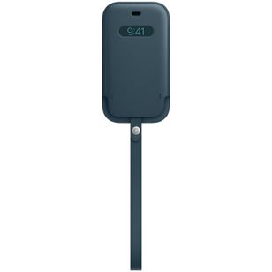 Apple Ledersleeve MagSafe für das Apple iPhone 12 (Pro) - Baltic Blue
