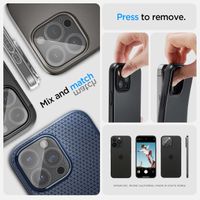 Spigen GLAStR Optik Camera Lens Protector - Kamerainsel-Schutz (2er-Pack) Apple iPhone 16 Pro (Max) / 15 Pro (Max) / 14 Pro (Max) - Transparent