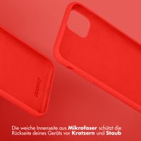 Accezz Liquid Silikoncase Samsung Galaxy S20 Ultra - Rot