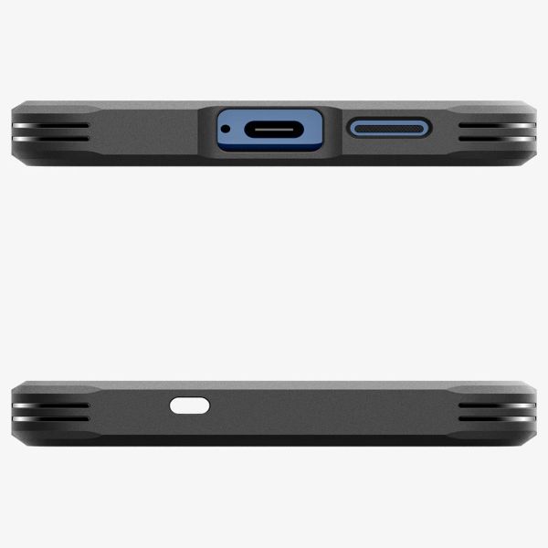 Spigen Tough Armor Backcover MagSafe Samsung Galaxy S25 - Schwarz