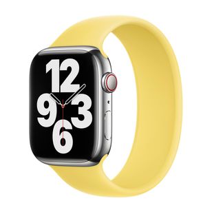 Apple Silikon Solo Loop für  Apple Watch | 38/40/41/42 mm - Größe 7 - Lemon Zest
