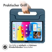 Accezz SchutzHülle mit Handgriff kindersicher Apple iPad 11 (2025) 11 Zoll A16 / iPad 10 (2022) 10.9 Zoll - Dunkelblau