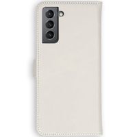 Selencia Echtleder Klapphülle Samsung Galaxy S21 Plus - Greige