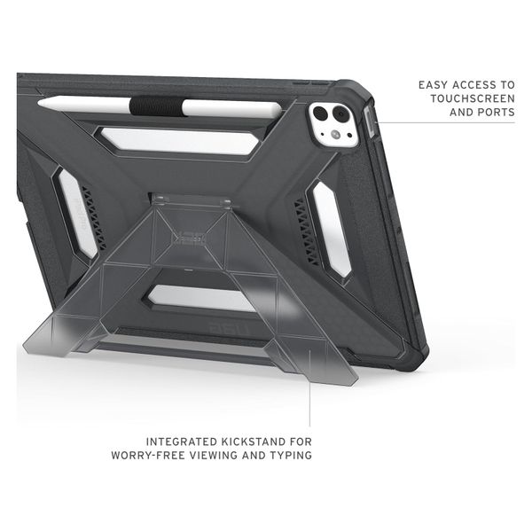 UAG Scout Plus Back Cover mit Ständer Apple iPad Pro 11 (2025) M5 / (2024) M4 - Ash