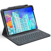 ZAGG Messenger Folio 2 Tastaturhülle Apple iPad 11 (2025) 11 Zoll A16 / iPad 10 (2022) 10.9 Zoll - QWERTY / NL - Charcoal Grey