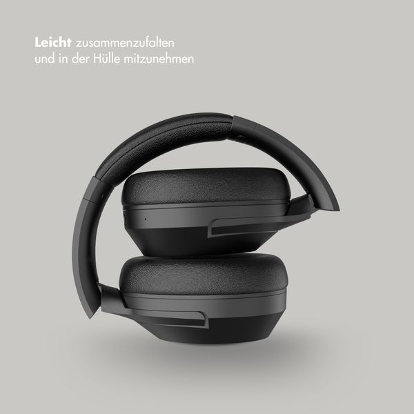 Selencia Urban Play Kabellose Kopfhörer - Aktive Geräuschunterdrückung - Mit Aufbewahrungstasche - Midnight Black