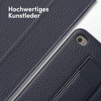 Accezz Dreifach Bookcase mit Handschlaufe Apple iPad Mini 5 (2019) / Mini 4 (2015) - Dunkelblau