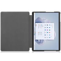 Accezz Trifold Klapphülle Microsoft Surface Pro 9 / Pro 10 / Pro 11 / Pro 12 - 13 Zoll - Schwarz