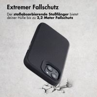Accezz Tough Back Cover mit MagSafe Apple iPhone 13 - Schwarz