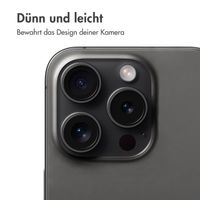 imoshion Kameraschutz Glas 2er-Pack Apple iPhone 15 Pro / 15 Pro Max - Black Titanium