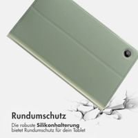 Accezz Classic Klapphülle Samsung Galaxy Tab A9 8.7 Zoll - Grün