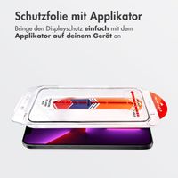 Accezz Gehärteter Glas-Schutz + Applikator Apple iPhone 17e / 16e / 14 / 13 / 13 Pro