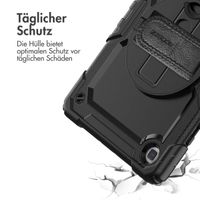 Accezz Robustes Back Cover mit Schultergurt Samsung Galaxy Tab A7 Lite - Schwarz