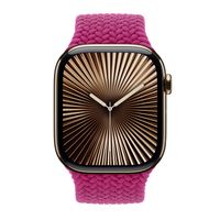Apple Geflochtenes Solo Loop für  Apple Watch | 38/40/41/42 mm - Größe 0 - Magenta