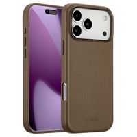 Accezz MagSafe Leather Backcover Apple iPhone 17 Pro Max - Kaffeebraun