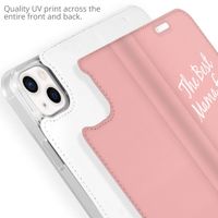 Gestalte deine eigene Compact Gel Klapphülle Apple iPhone 13 Mini - Weiß