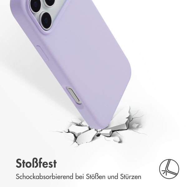 Accezz Liquid Silikoncase mit MagSafe Apple iPhone 17 Pro Max - Violett