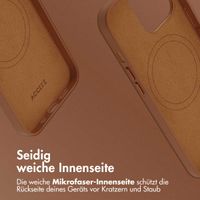 Accezz MagSafe Leather Backcover Apple iPhone 13 Pro - Sienna Brown