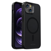 Accezz Rugged Frosted Back Cover mit MagSafe Apple iPhone 14 - Schwarz