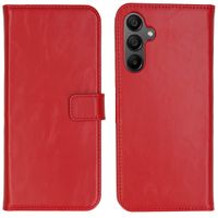 Selencia Echtleder Klapphülle Samsung Galaxy A15 (5G/4G) - Rot
