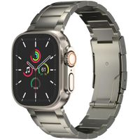 Accezz Mattes Titanstahlarmband für Apple Watch | 44/45/46/49 mm - Titanium