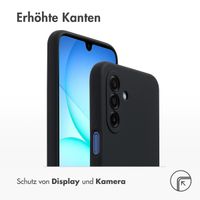 Accezz Liquid Silikoncase Samsung Galaxy A18 / A17 - Schwarz