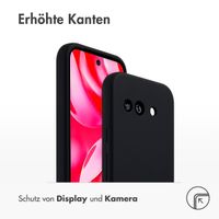 Accezz Liquid Silikoncase Google Pixel 9A - Schwarz