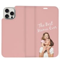 Gestalte deine eigene Compact Gel Klapphülle Apple iPhone 15 - Weiß