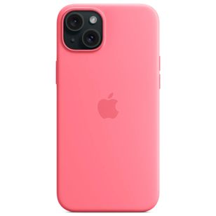 Apple Silikon-Case MagSafe Apple iPhone 15 Plus - Rosa
