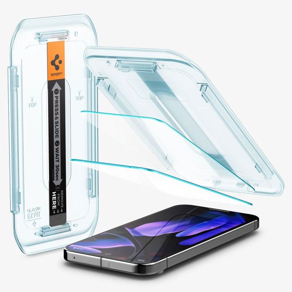 Spigen GLAStR Fit Displayschutzfolie 2er-Pack + Applicator Google Pixel 9 Pro XL / 10 Pro XL