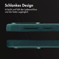 Accezz Vintage Leather Magsafe Backcover Samsung Galaxy A56 - Smokey Green