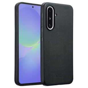 Accezz MagSafe Leather Backcover Samsung Galaxy A36 / A56 - Onyx Black