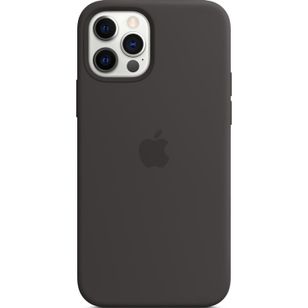 Apple Silikon-Case MagSafe Apple iPhone 12 Pro Max - Schwarz