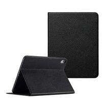 Selencia Riva Klapphülle Apple iPad 11 (2025) 11 Zoll A16 / iPad 10 (2022) 10.9 Zoll - Schwarz