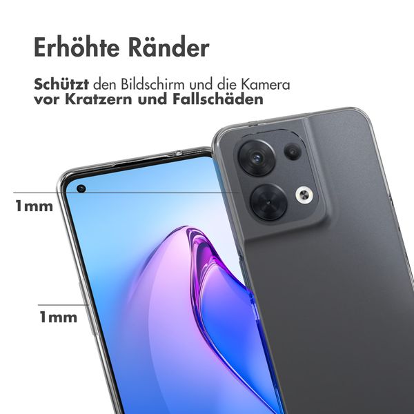Accezz Clear TPU Backcover Oppo Reno 8 5G - Transparent