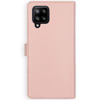 Selencia Echtleder Klapphülle Samsung Galaxy A42 - Dusty Pink