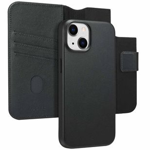 Accezz 2-in-1 Klapphülle aus Leder mit MagSafe Apple iPhone 14 - Onyx Black