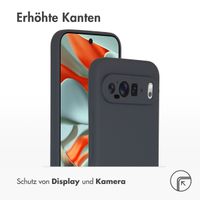Accezz Liquid Silikoncase Google Pixel 9 Pro XL - Dunkelblau